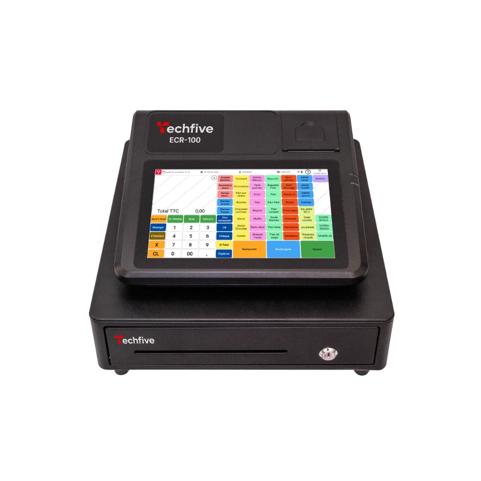 [NECR100T] Caja registradora Mostrador con cajón
